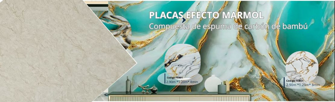 Placas de Efecto Mármol