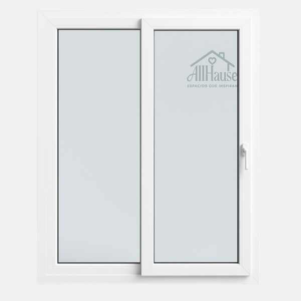 V2 Ventana Corredera PVC Blanca 200x210 cm – Perfil SWS 5 Cámaras